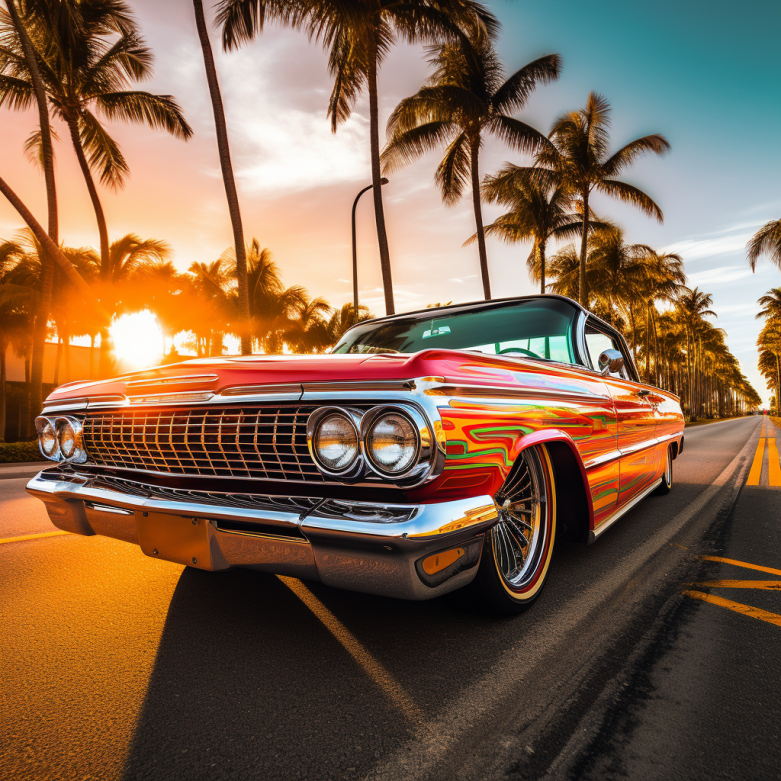 AI그림 - 자동차 배경