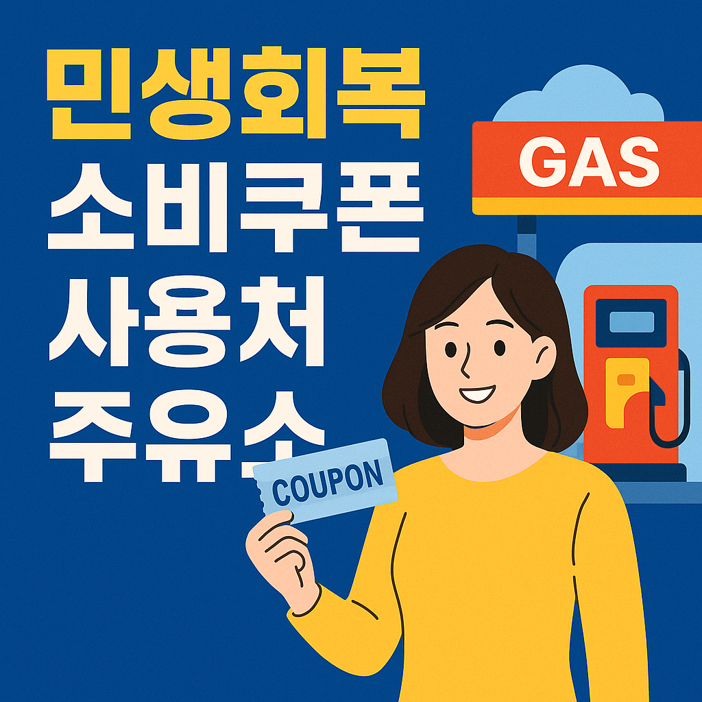 민생회복지원금 사용처 주유소