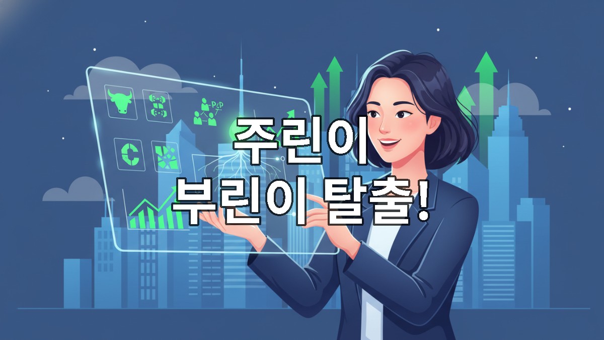 스마트폰과 태블릿으로 소액 투자를 현명하게 관리하며 재정적 자유를 향해 나아가는 젊은 한국인의 모습. 2026년 재테크 시작을 위한 희망찬 비전을 보여줍니다.