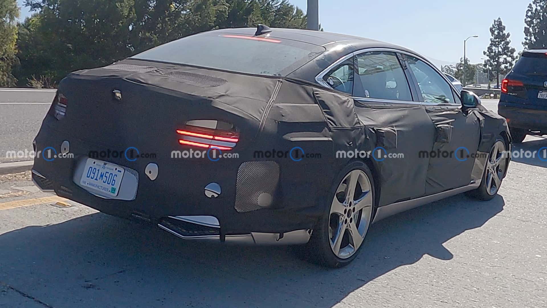 제네시스 G80 페이스리프트 테스트카