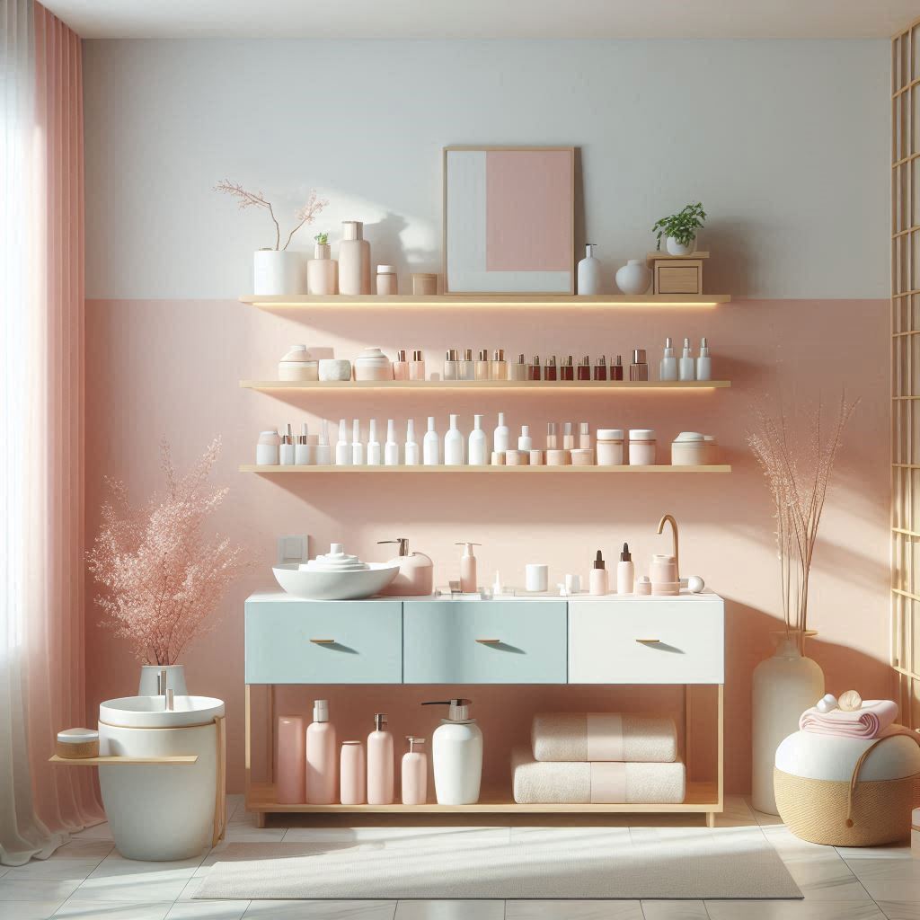 피부,체형관리 샵 배경