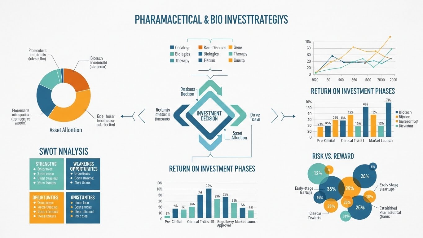 제약바이오 투자 전략 차트와 그래프