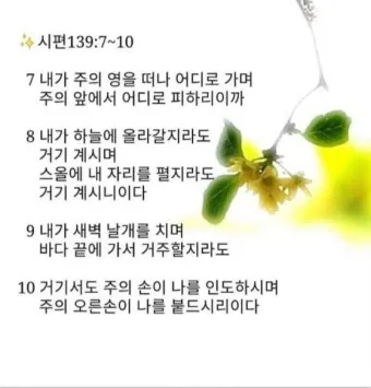 시편 77장 14절 읽기 - 주는 기사를 행하시는 하나님이시라 민족들 중에 주의 능력을 알리셨으며_6