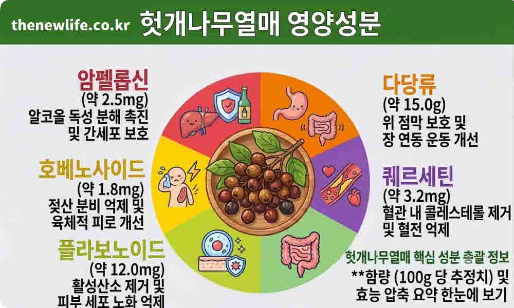 헛개나무열매 효능 영양성분