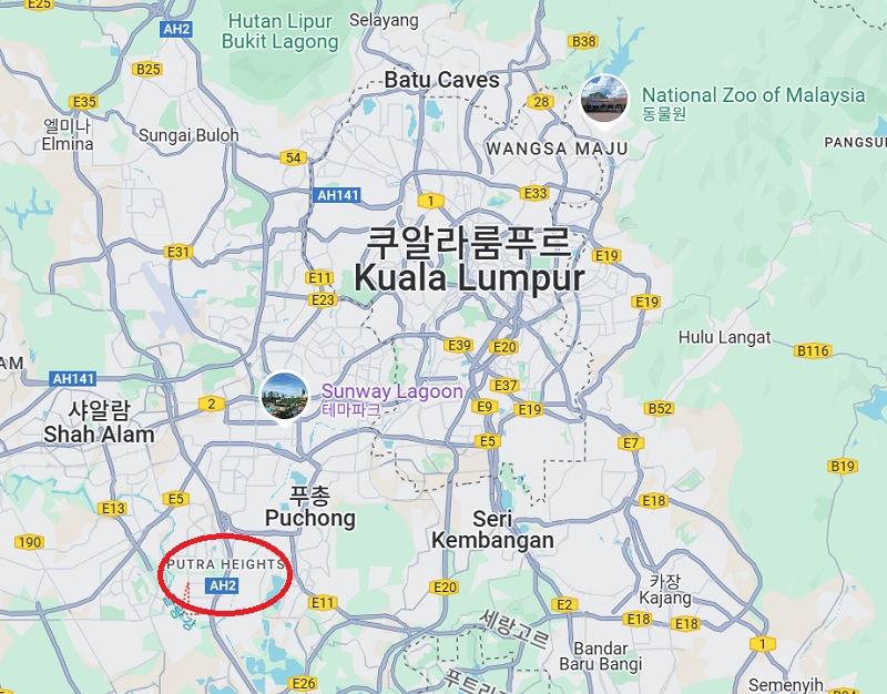 말레이시아 가스관 폭발 지역- 슬랑오르주 푸트라 하이츠