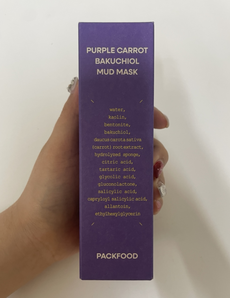 팩푸드 자색당근 바쿠치올 머드팩 내돈내산 후기