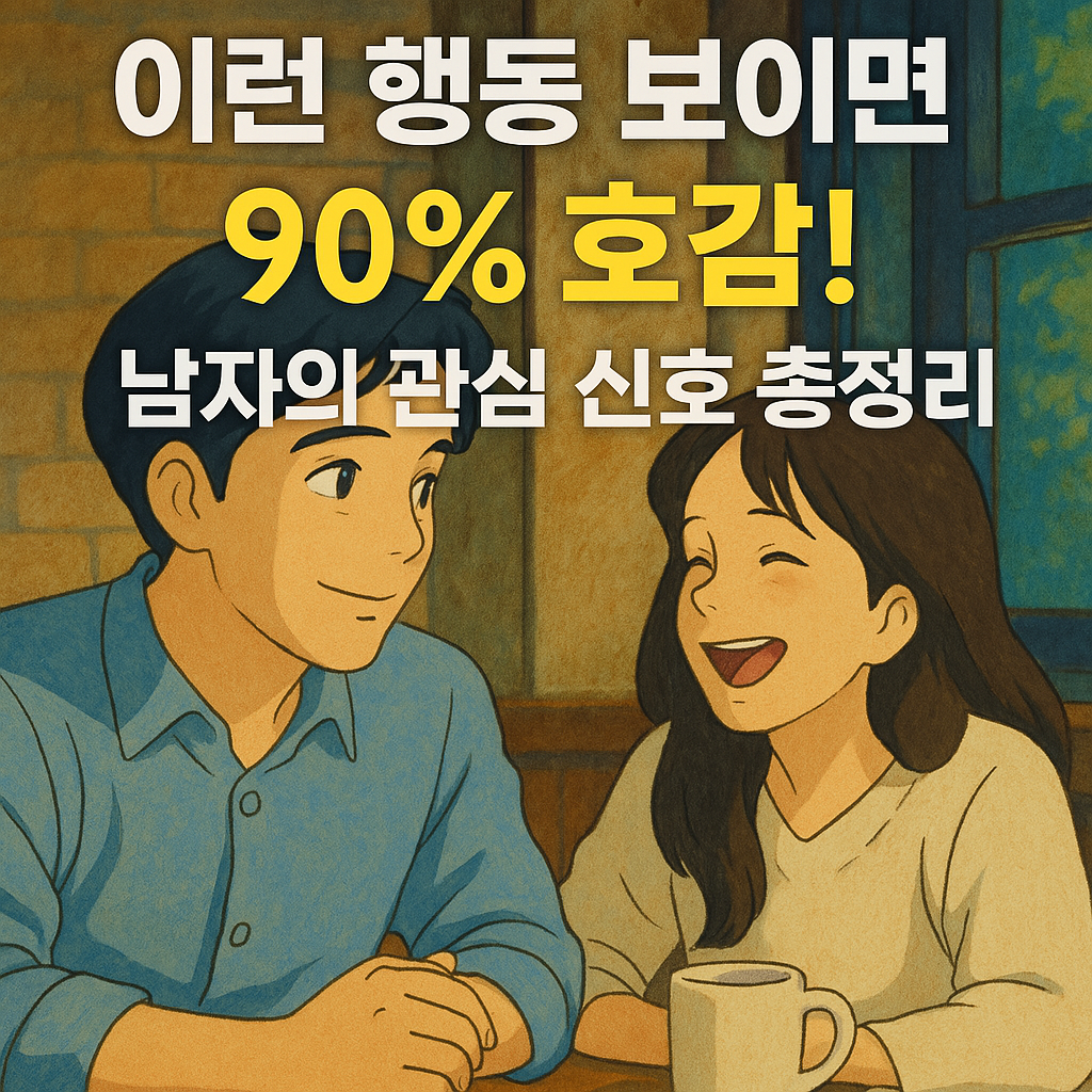 남자가 좋아할 때 보내는 신호