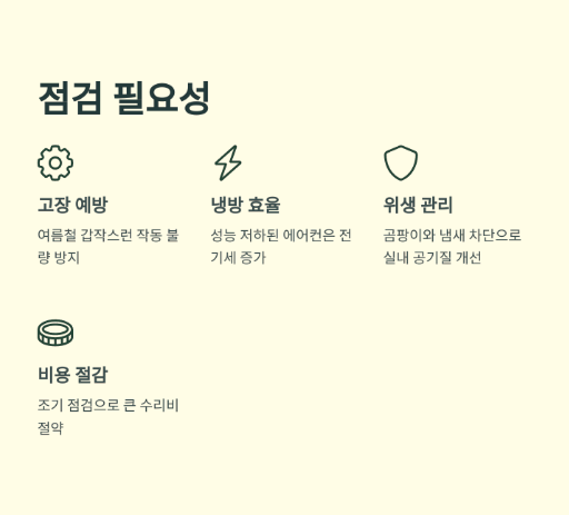 캐리어 에어컨 사전점검
