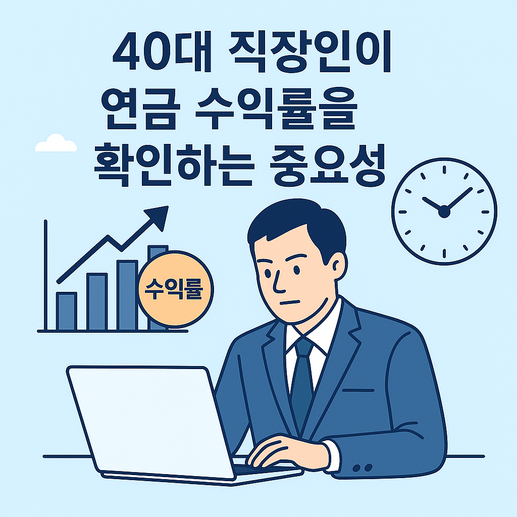 40대 직장인이라면 지금 바로 연금 수익률 확인해야 하는 이유!