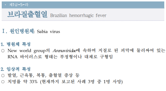 브라질출혈열