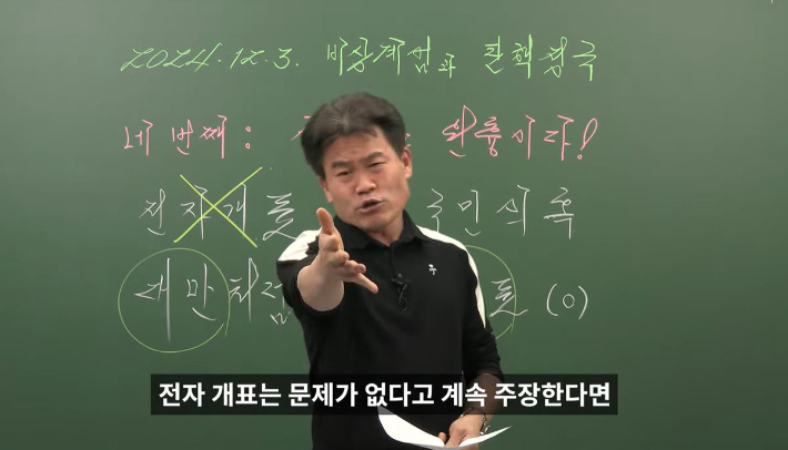 전한길 한국사 강사 구독자 폭증 배경?