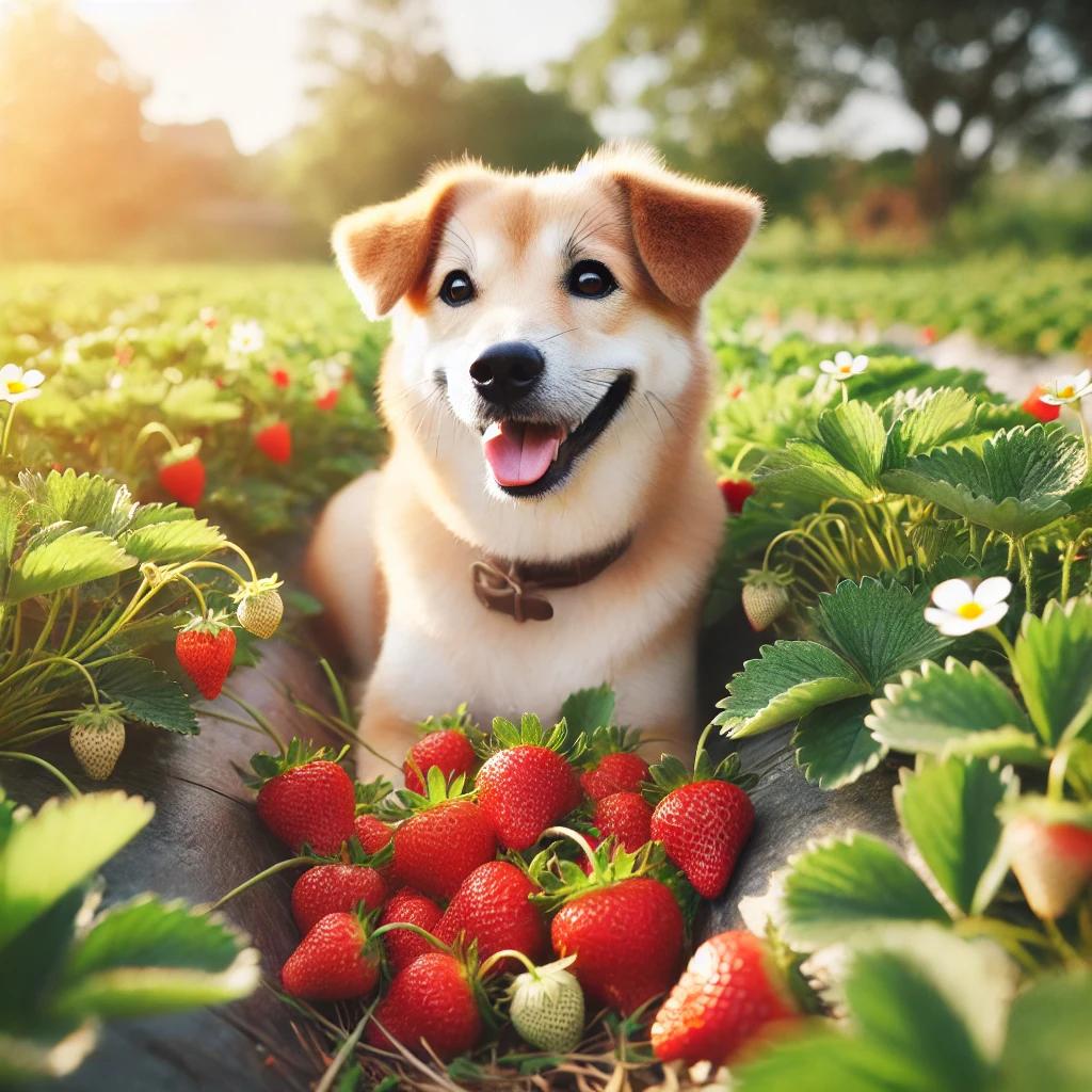 강아지 딸기