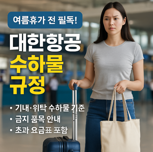 대한항공 수하물 규정 완벽정리