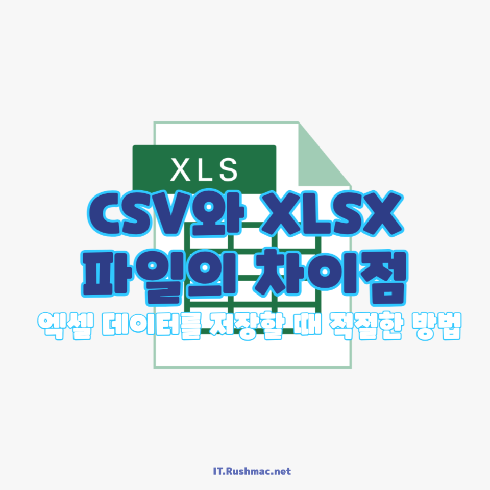 CSV vs XLSX