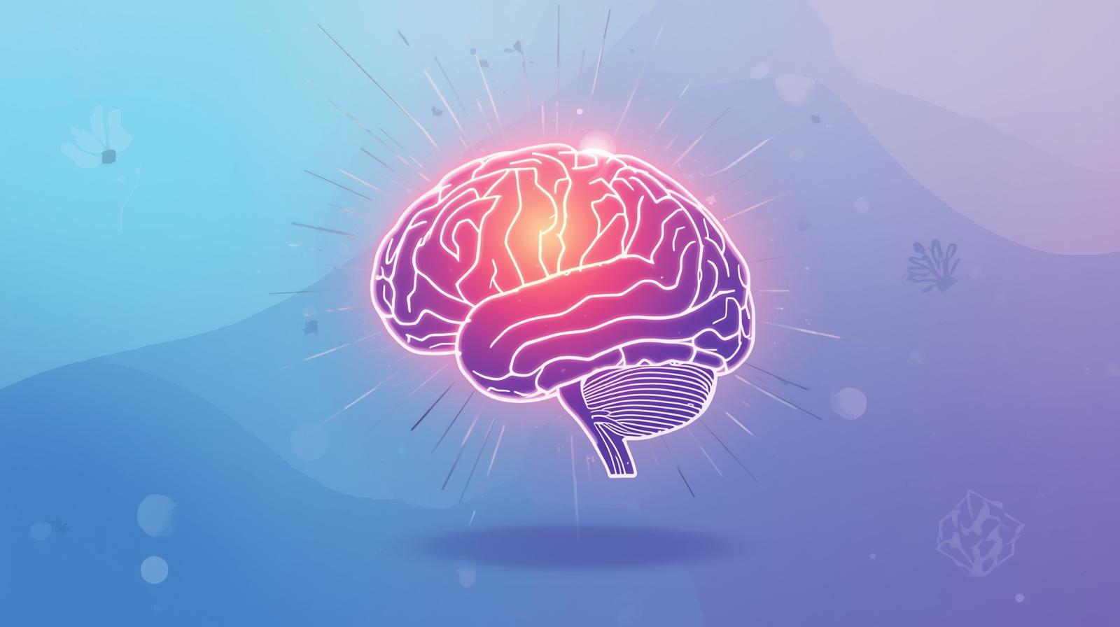 자기 효능감이 높을 때의 뇌 보상 회로 이미지