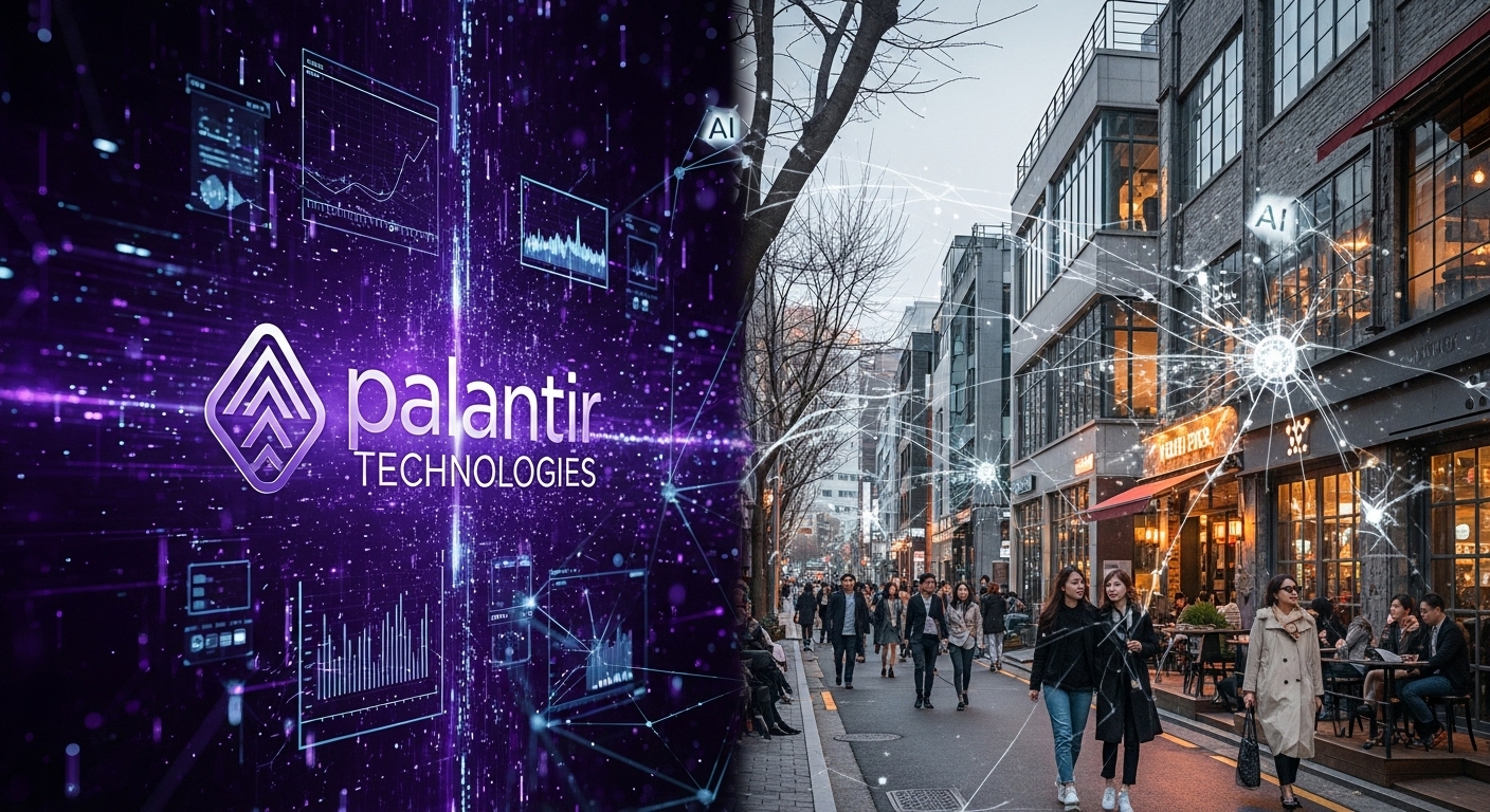 팔란티어 성수동 팝업, CIA 데이터 기업이 한국을 선택한 이유