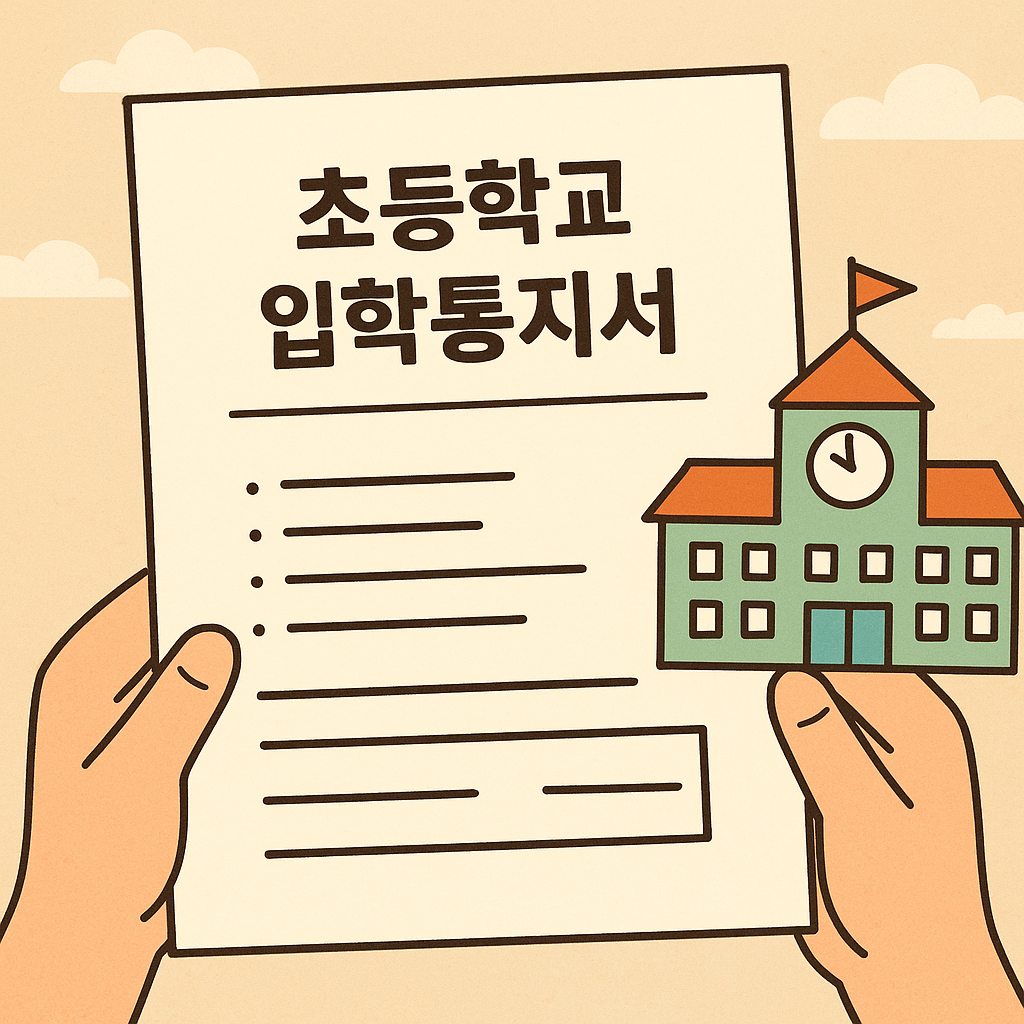 Image_초등학교입학통지서