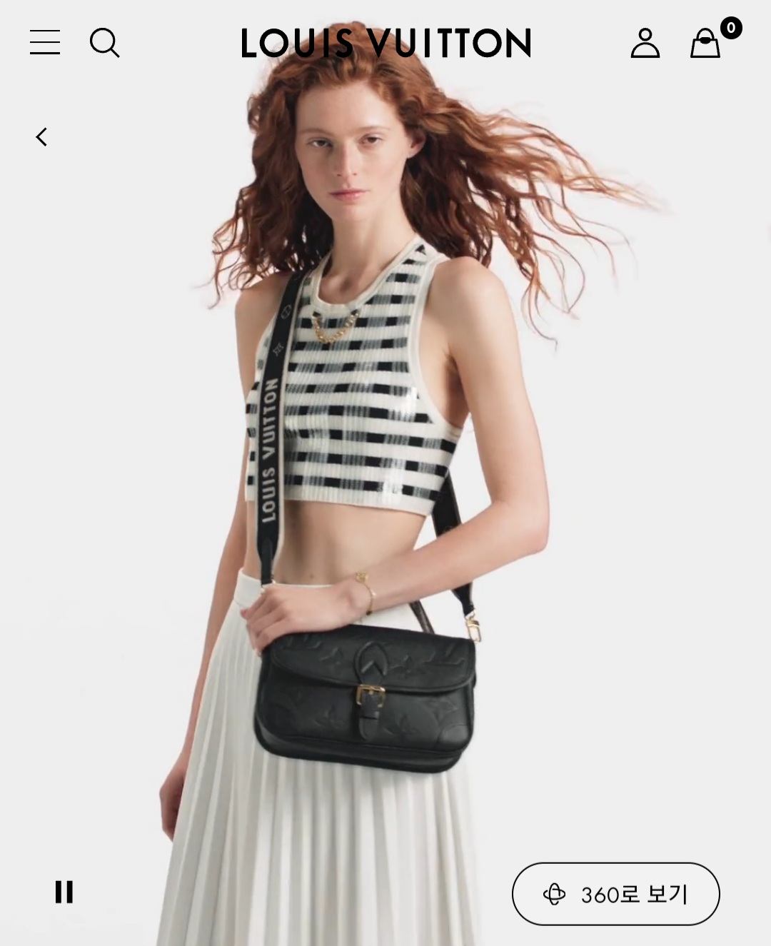 루이비통 다이앤 착용컷