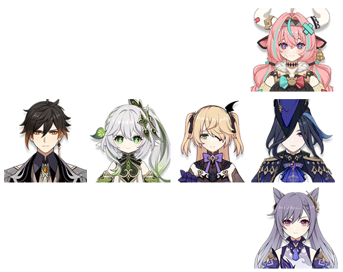 종려 나히다/ 피슬/ (바레사, 클로린드, 각청)