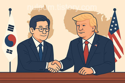 이재명 대통령과 트럼프 대통령