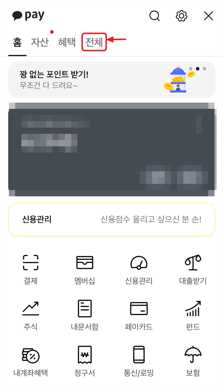 pay 화면 