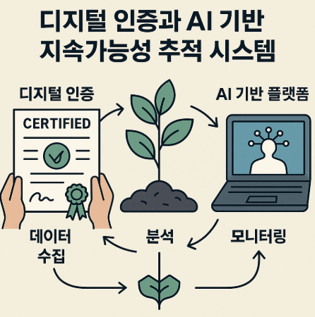 디지털 인증과 AI 기반 지속가능성 추적 시스템