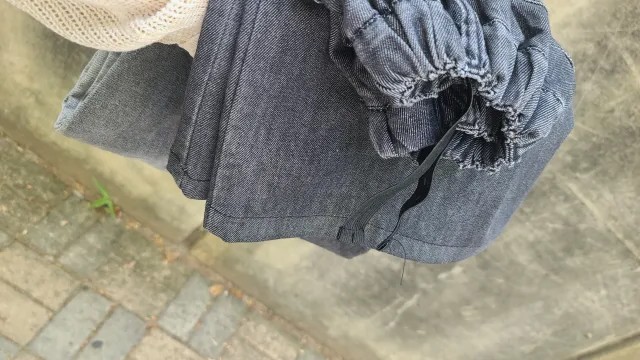 바지 기장 수선