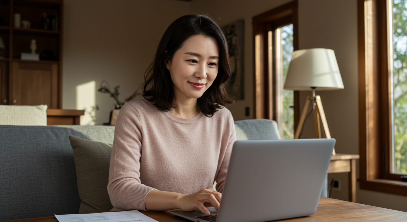 국비지원 재취업 교육 신청 방법 완벽 가이드｜경력단절여성&middot;전업주부 따라하기 인포그래픽
