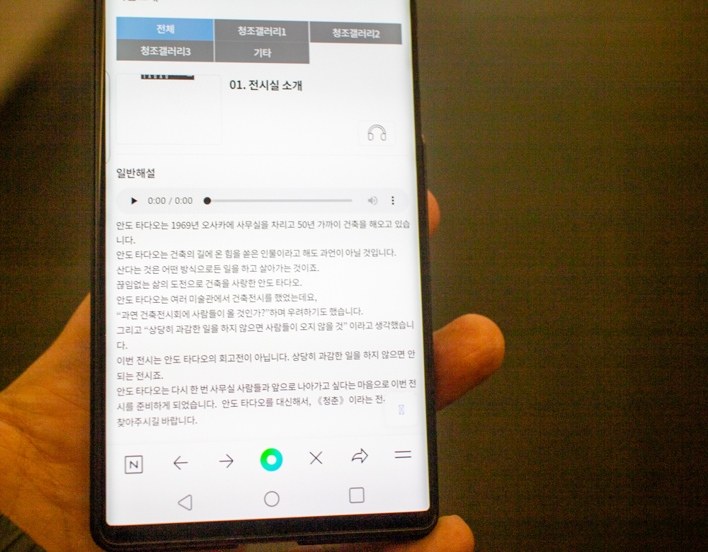 뮤지엄산 안도 타다오 청춘 전시회