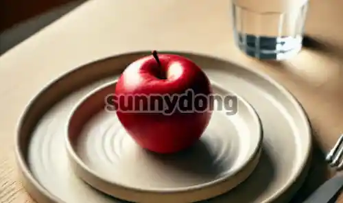 글의 이해를 높이기 위한 사과 이미지