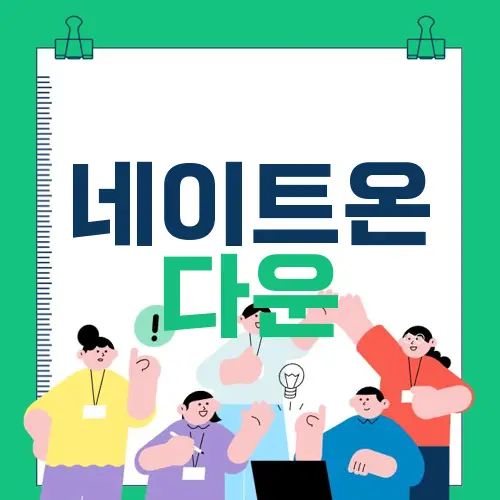 네이트온 다운