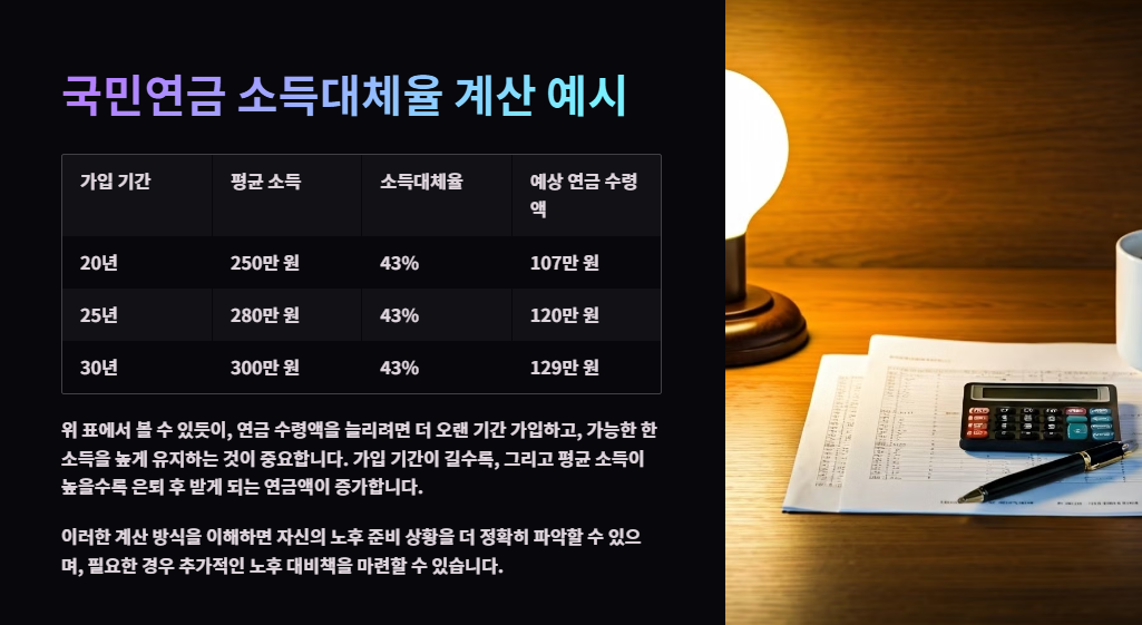 국민연금 소득대체율
