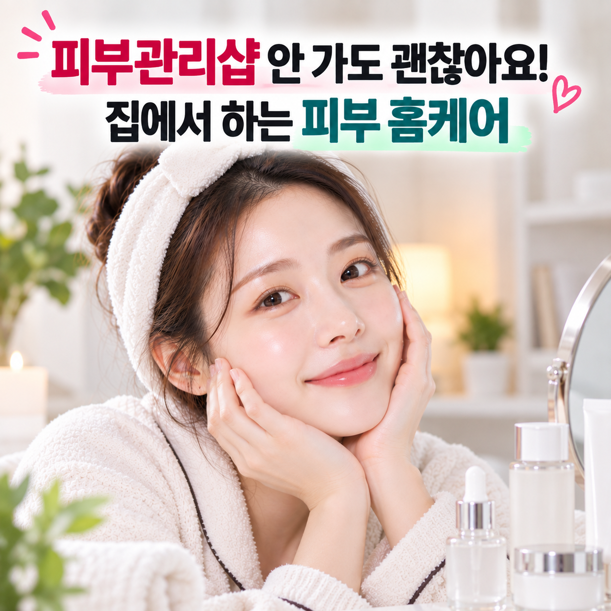 피부관리샵 안 가도 괜찮아요!