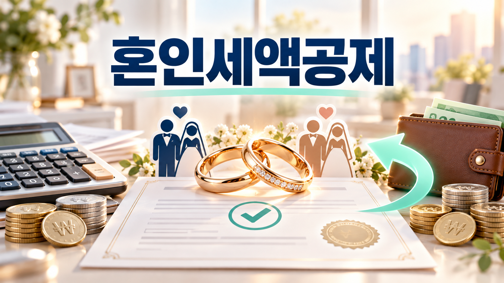 신혼부부 필독! 혼인세액공제 자격 요건과 필수 서류 5단계 완벽 정리