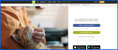 팻 커뮤니티 사이트 Yummypets