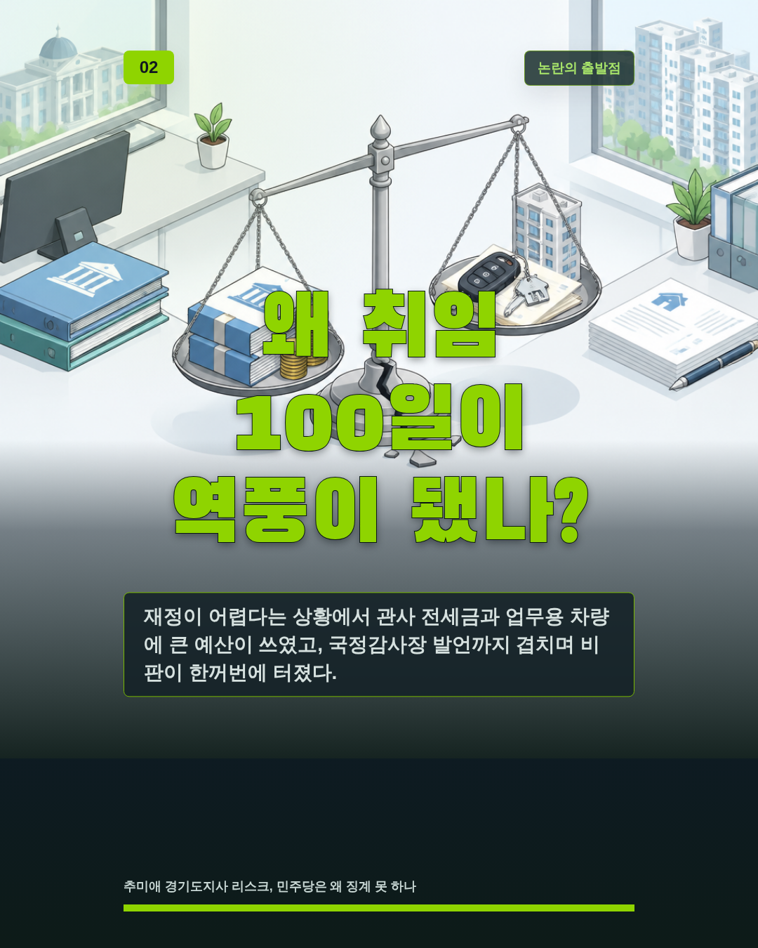 왜 취임 100일이 역풍이 됐나?