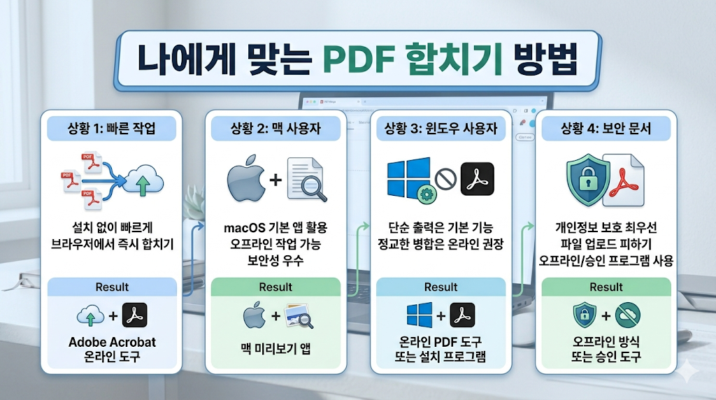 상황별 추천 방법
