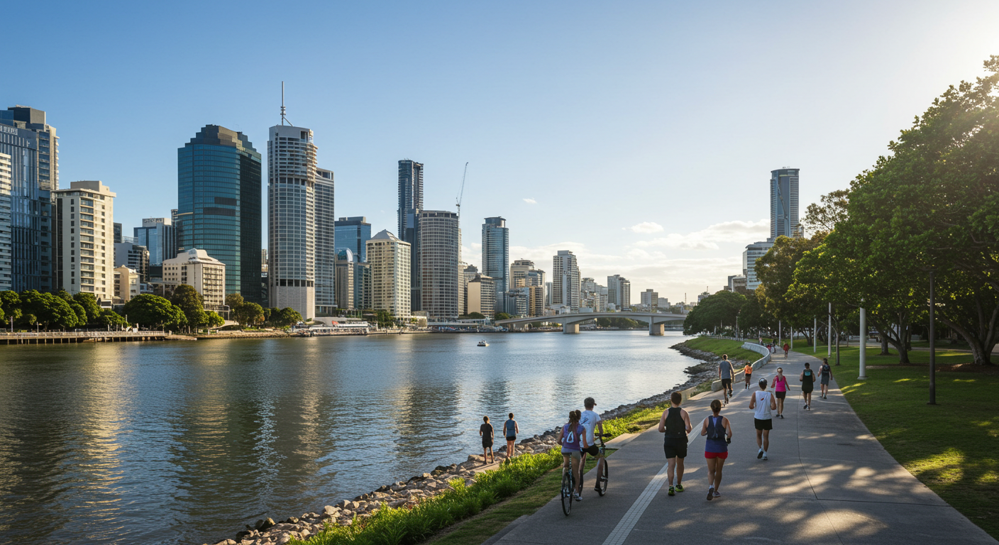 호주 한 달 살기 도심 전경