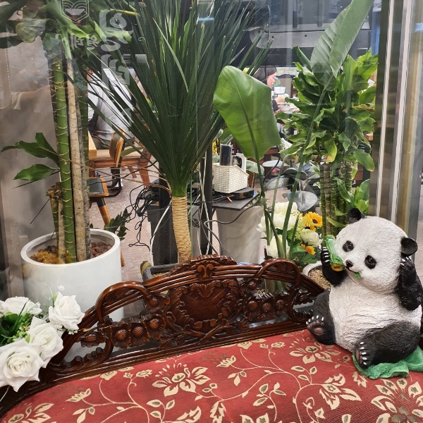 팬더가 반기는 입구