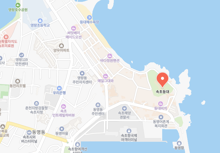 위치 지도 캡처 사진