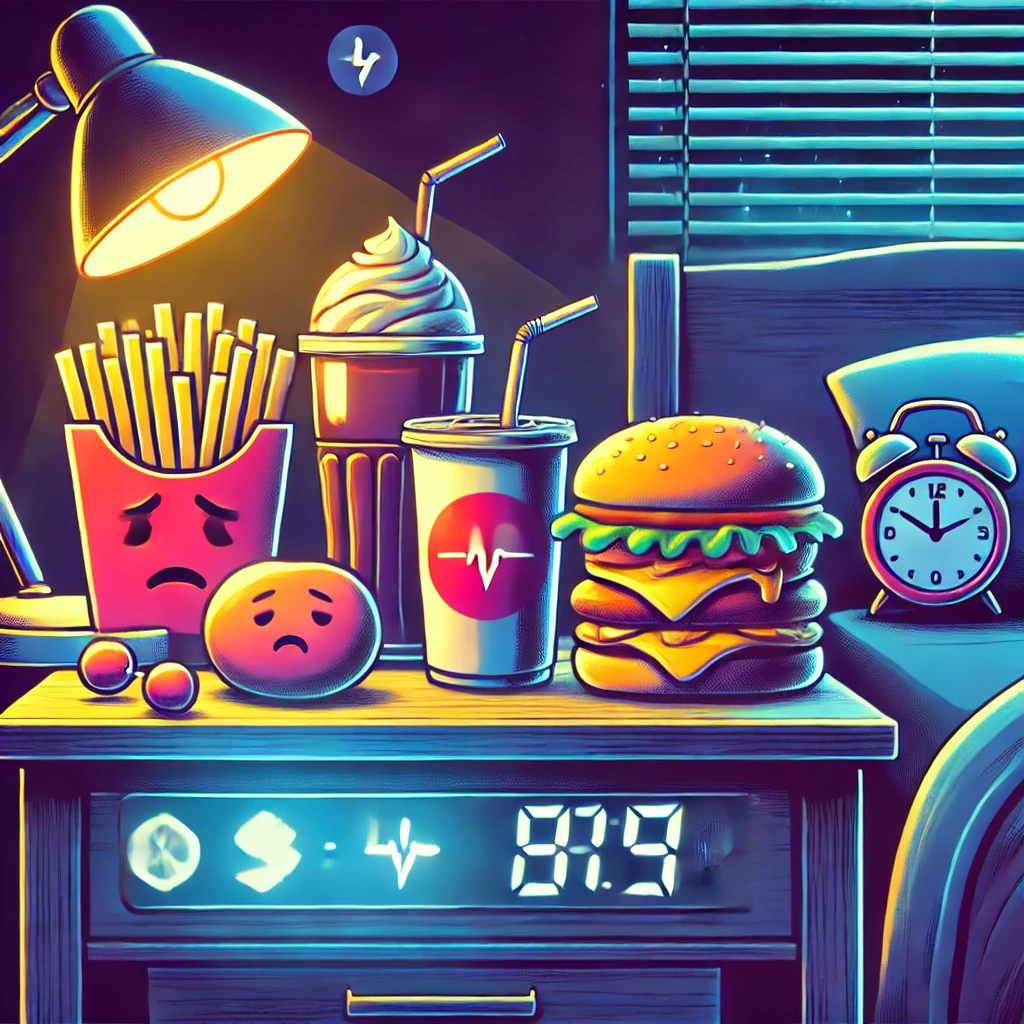 야식이 주는 건강 위협