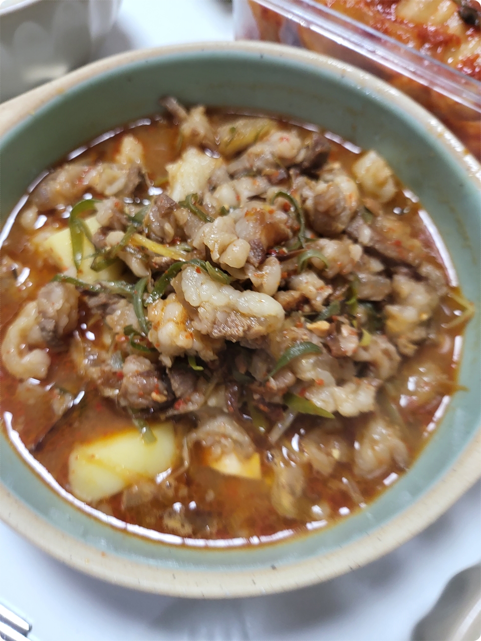 고기 듬뿍 된장찌개