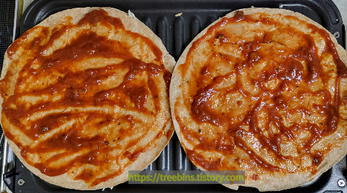 또띠아 피자 소스