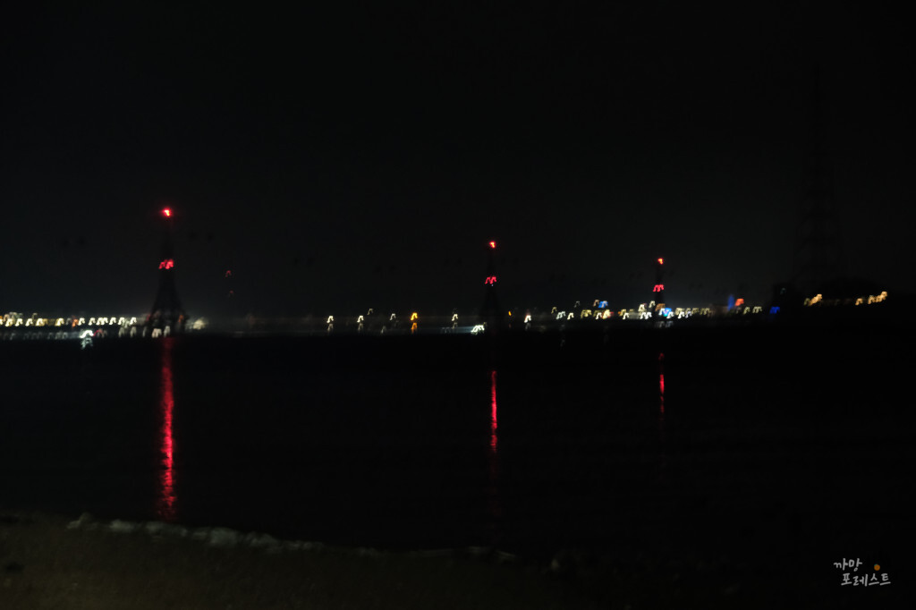 제부도 글램핑 불꺼진 케이블카