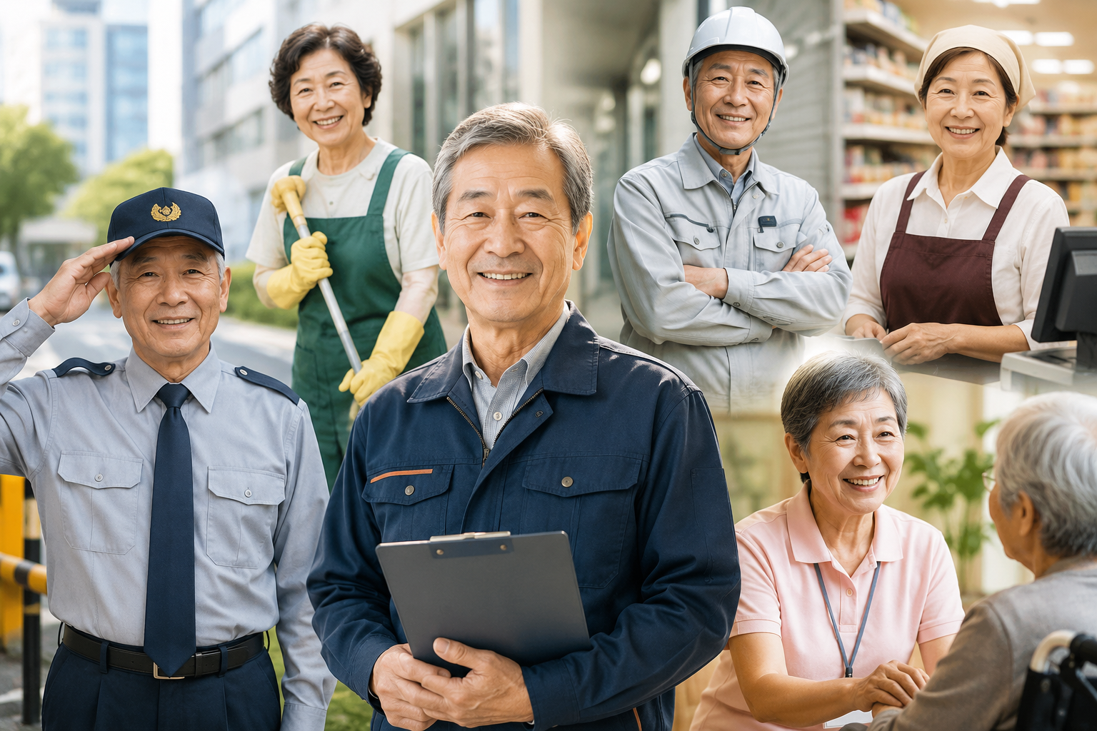 65세 이상 일자리, 어르신 민간일자리, 경비, 미화, 시설관리, 시니어 취업
