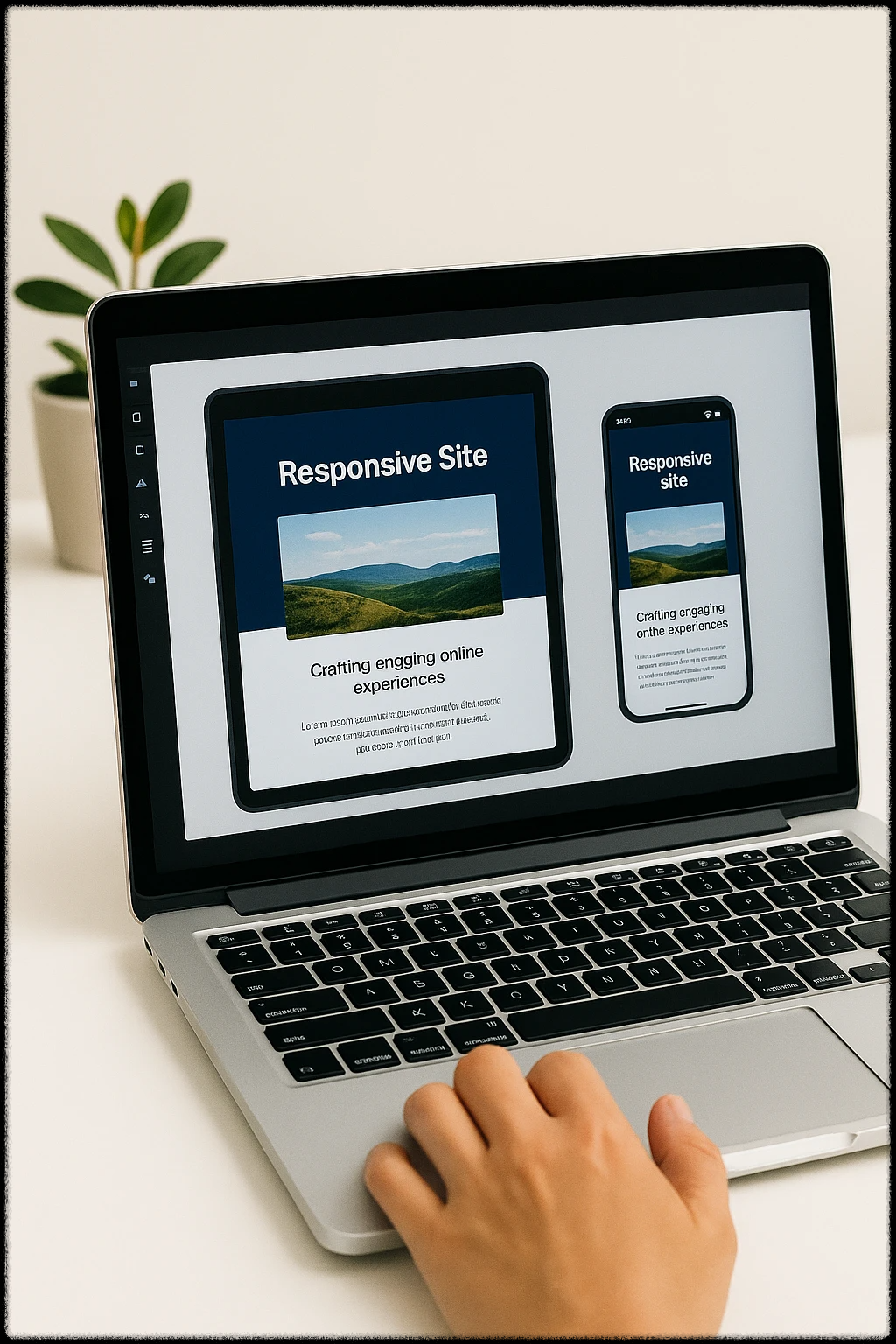 Framer로 작업 중인 개발자의 모습