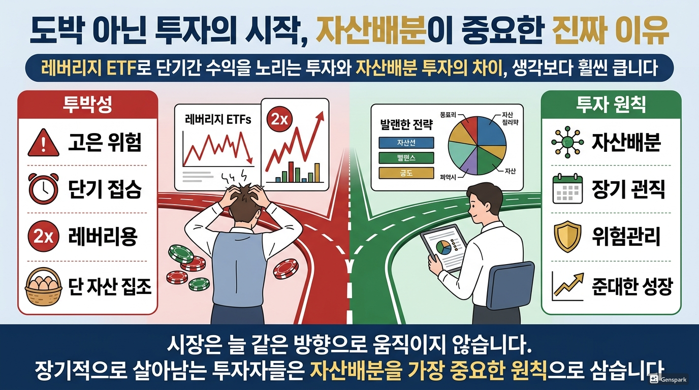 도박 아닌 투자의 시작, 자산배분이 중요한 진짜 이유