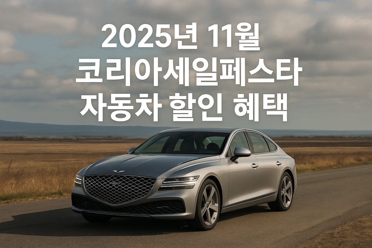 코리아세일페스타 자동차 할인 혜택