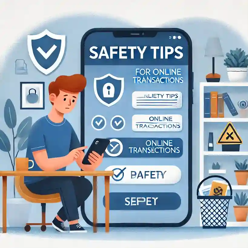 중고거래 사기 예방 그림