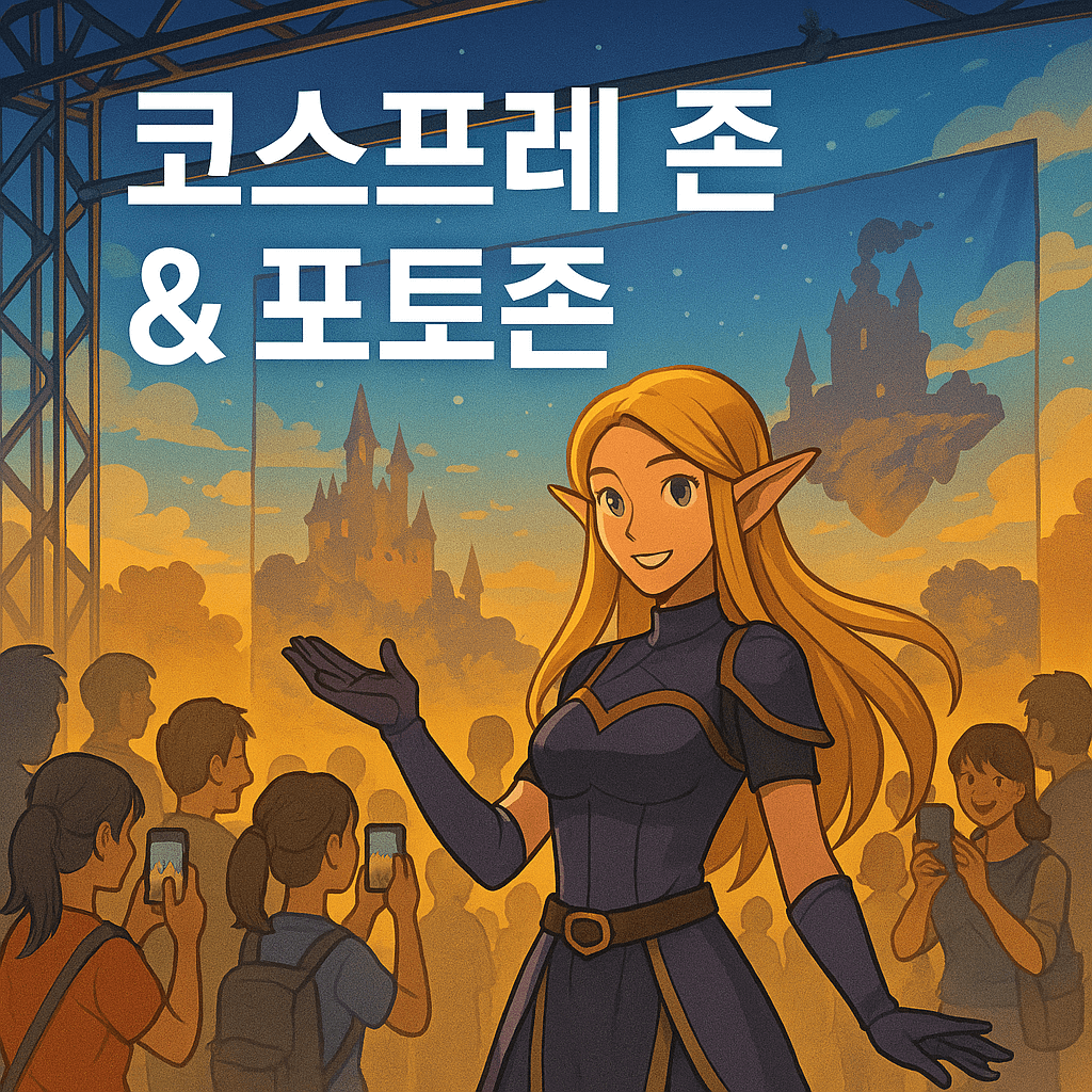 페스티벌 꿀팁 카드 요약 이세계 페스티벌 관람 꿀팁 정리 이미지